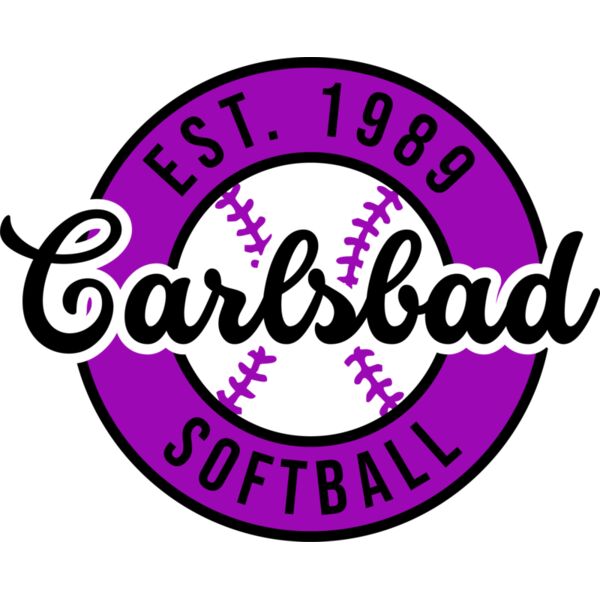 Carlsbad EST Purple Black on White Thumbnail