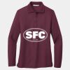 Women's Silk Touch Long Sleeve Polo Thumbnail