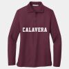 Women's Silk Touch Long Sleeve Polo Thumbnail