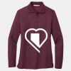 Women's Silk Touch Long Sleeve Polo Thumbnail