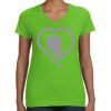 Women's V-Neck Fine Jersey Tee Thumbnail